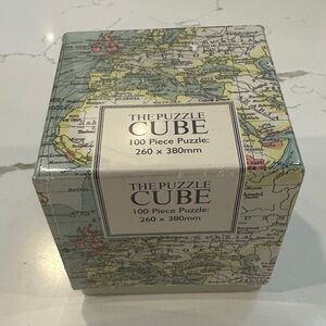 NEW The Puzzle Cube 100 Piece Map Puzzle 260 x 380 mm